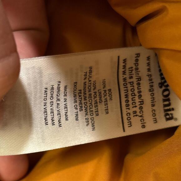 Patagonia Women's Silent Down Kastanos Brown Puffer Jacket Size Small - Picture 4 of 8